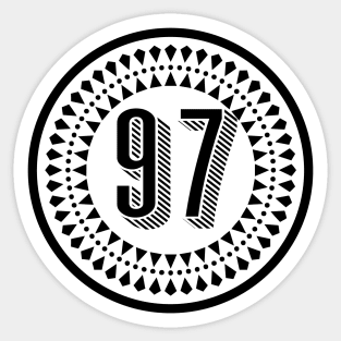 Born in 97 Sticker